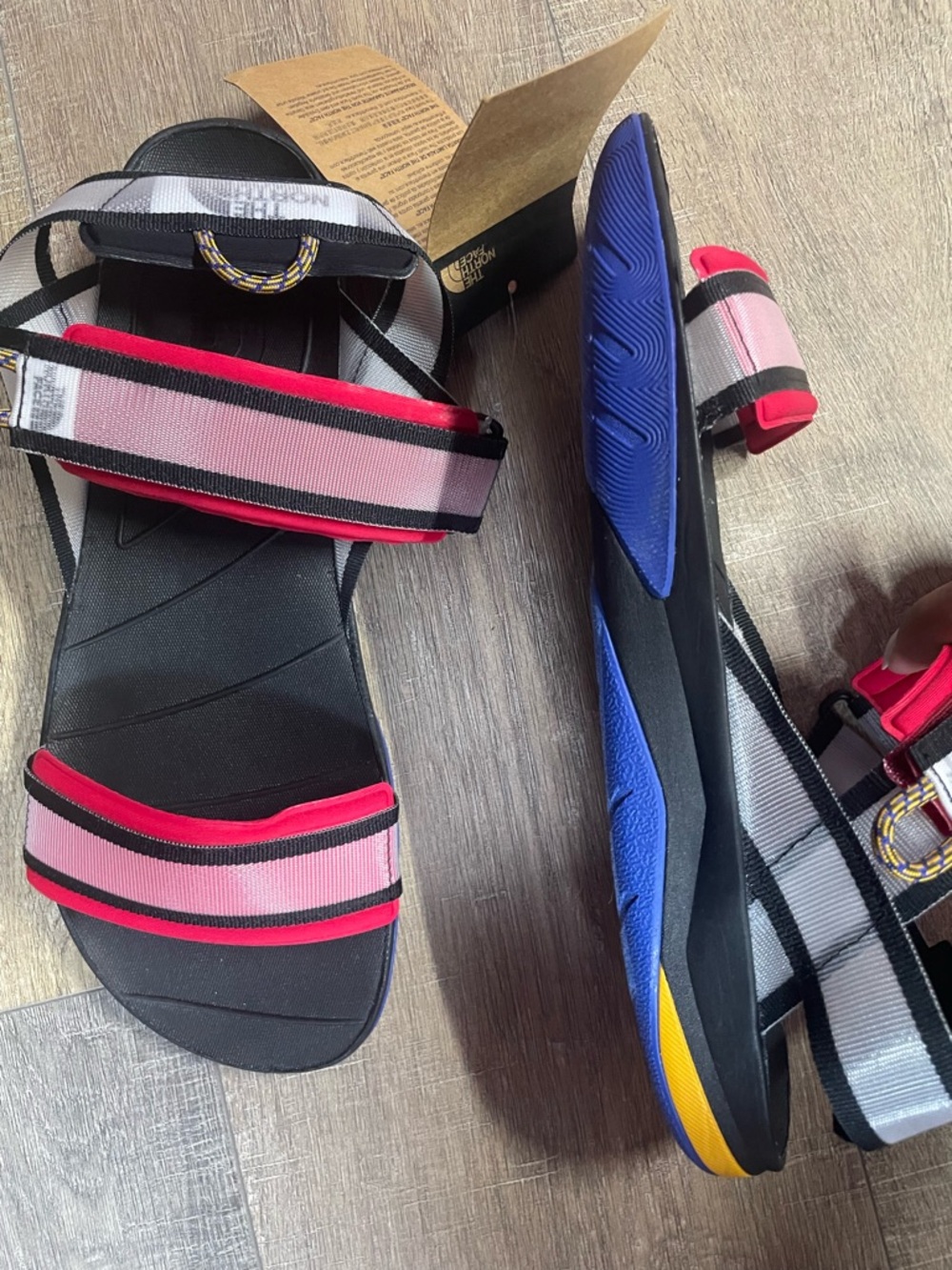 The North Face Red & Black Skeena Sportsandal Outdoor Camping, Swimming, Hiking